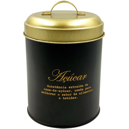 Lata Classic Açucar 13x11cm em Metal Newway
