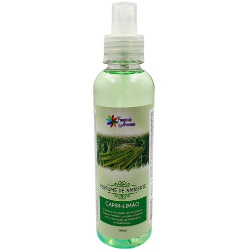 Perfume P/ Ambiente Capim Limão  240ml Tropical Aromas