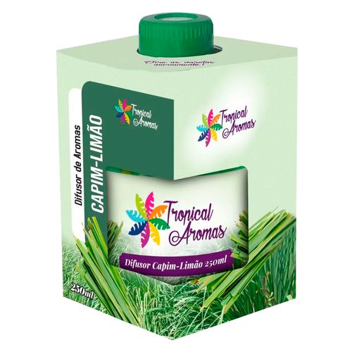 Difusor De Ambiente Capim Limão 250ml Tropical Aromas