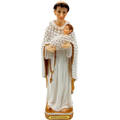 Santo Antônio Decorativo 20cm em Resina Taimes