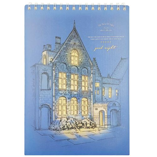 Caderno de Desenho Good Night 28,5cm em Papel Michael Judi