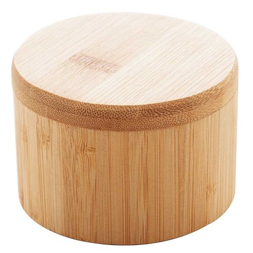 Saleiro De Mesa Redondo 9x6cm em Bambu Lyor