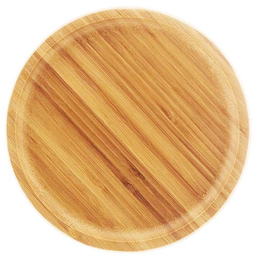 Prato Para Bolo C/ Pé 20cm em Bambu Lyor
