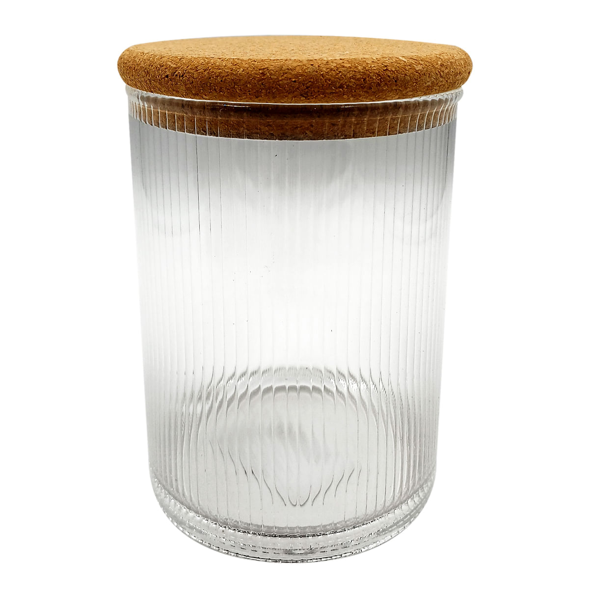 Porta Mantimento Essência C/ Tampa Rolha 850ml em Vidro Lyor