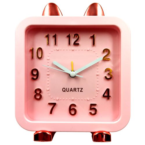 Relógio de Mesa Decorativo 16,5cm em Plástico Interponte