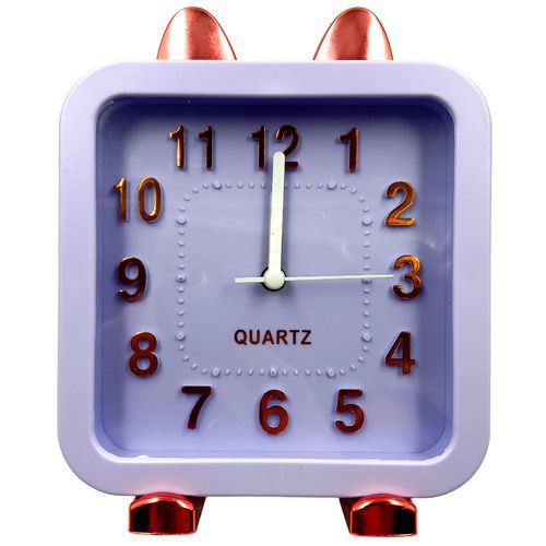Relógio de Mesa Decorativo 16,5cm em Plástico Interponte