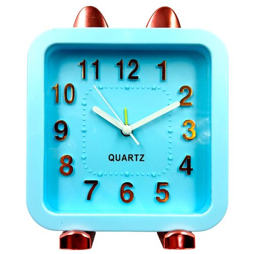 Relógio de Mesa Decorativo 16,5cm em Plástico Interponte