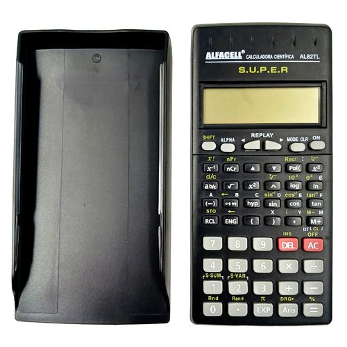 Calculadora Científica 10 Dígitos 16,5x8,5cm em Plástico Alfacell