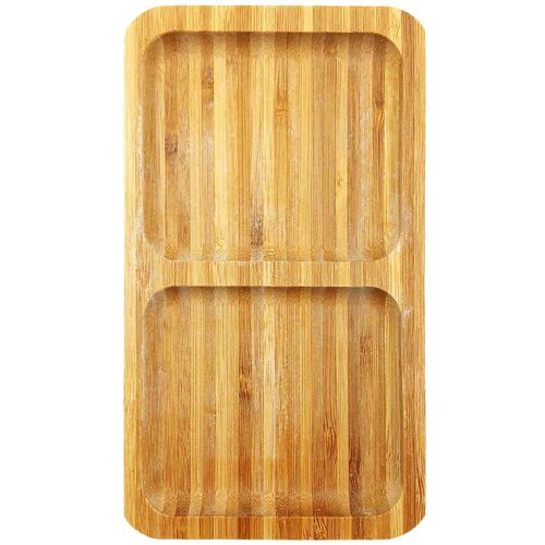 Petisqueira C/ 2 Divisórias 17x10cm em Bambu Casita