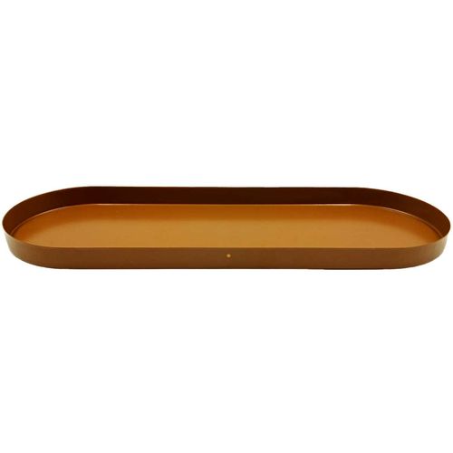Bandeja Oval 30x10cm em Metal Moment