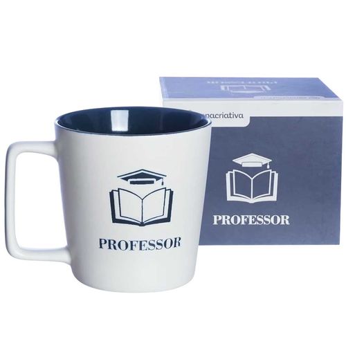 Caneca Professor 400ml em Cerâmica Zona Criativa