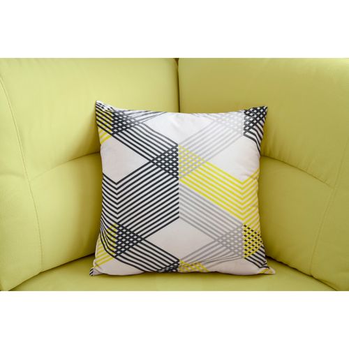 Capa de Almofada Geométrico 43x43cm em Tecido FWB
