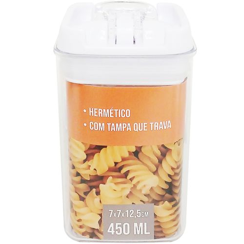 Pote Hermético 450ml Em Plástico Livon