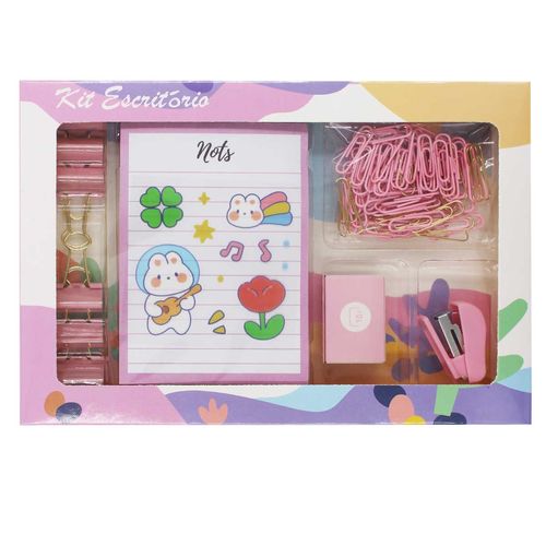 Kit Escritório 5 Peças Em Metal Interponte