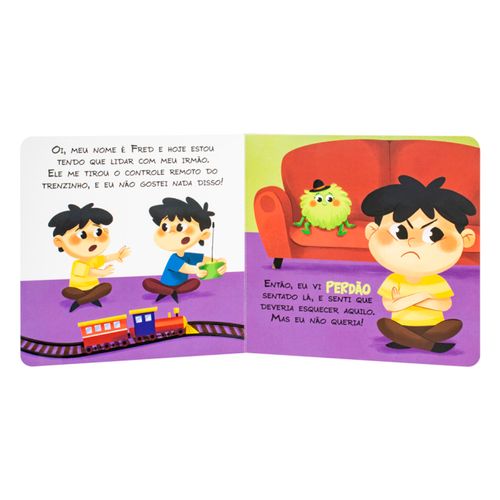 Livro Infantil O Perdão 15,2x15,2cm Em Papel Todo Livro