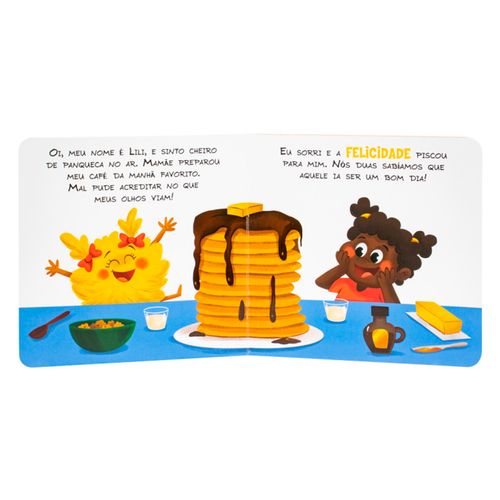 Livro Infantil A Felicidade 15,2x15,2cm Em Papel Todo Livro