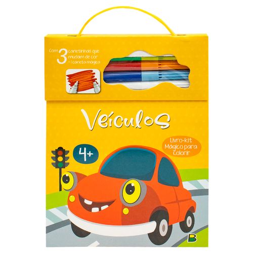 Livro Kit Pintura Veículos 21,5x15cm Em Papel Todo Livro