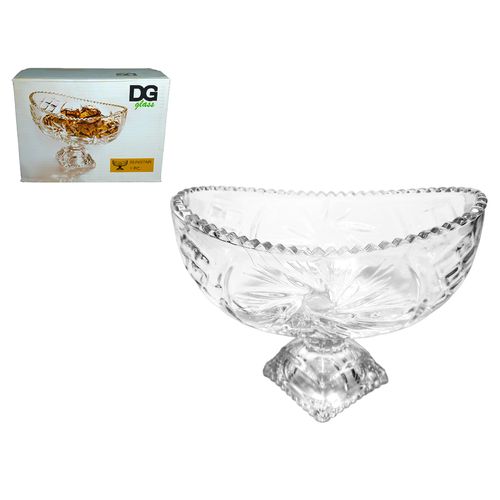 Bomboniere Decorativa 11,3x15cm Em Vidro Freecom