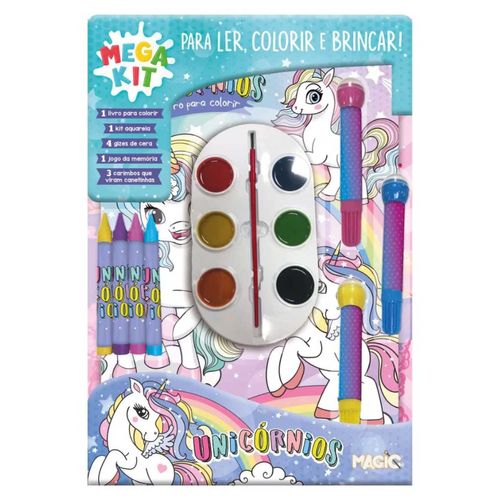 Livro Mega Kit Unicórnio em Papel Magic Kids