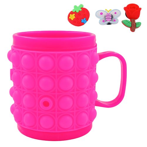 Caneca Infantil Pop It em Plástico 300ml Koya