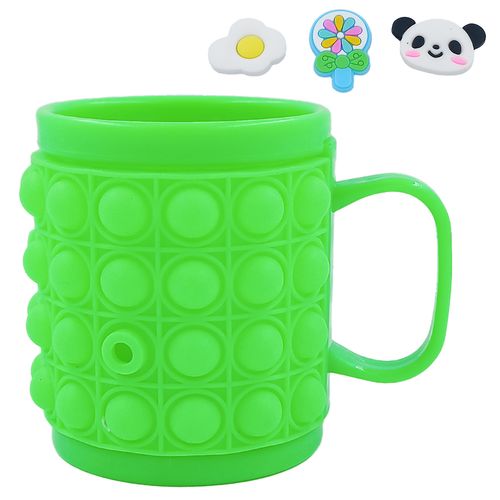 Caneca Infantil Pop It em Plástico 300ml Koya