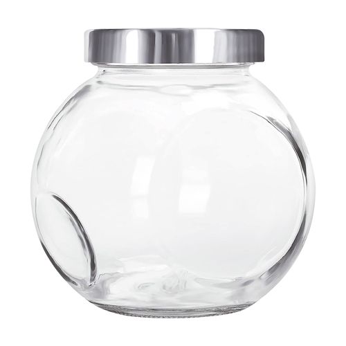 Jogo De Potes C/Tampa 3 Peças Em Vidro Lívon