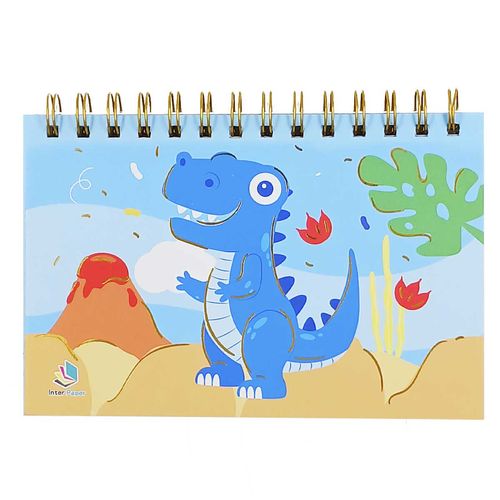 Planner Semanal Dinossauro C/ 50 Folhas 18x12cm Em Papel Interponte