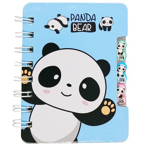Bloco De Notas Panda 12cm Em Papel Lívon