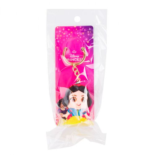 Chaveiro Princesas Branca de Neve 5,5cm em Silicone Taimes