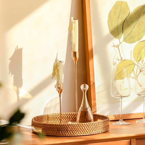 Bandeja Redonda Decorativa 34cm em PVC FWB