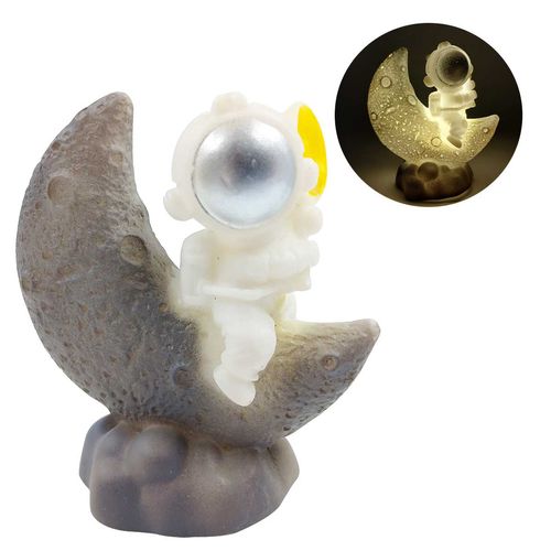 Luminária Astronauta Decorativa 7,5cm em Vinil Wellmix