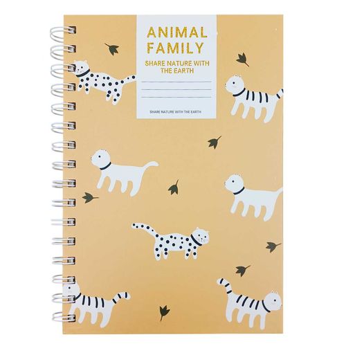 Caderno de Anotação Bichinhos 21x14,5cm em Papel Michael Judi