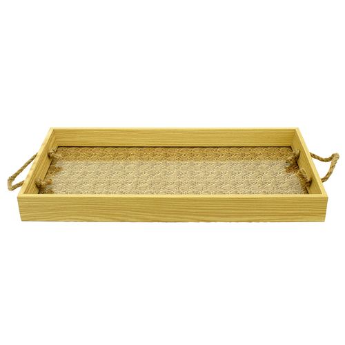 Bandeja Retangular Decorativa 40x20cm em MDF Casita