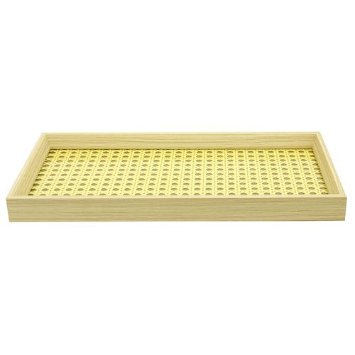 Bandeja Retangular Decorativa 38x18cm em MDF Casita