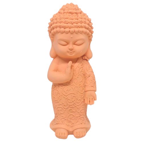 Buda em Pé Decorativo 14cm em Resina Brascontinental