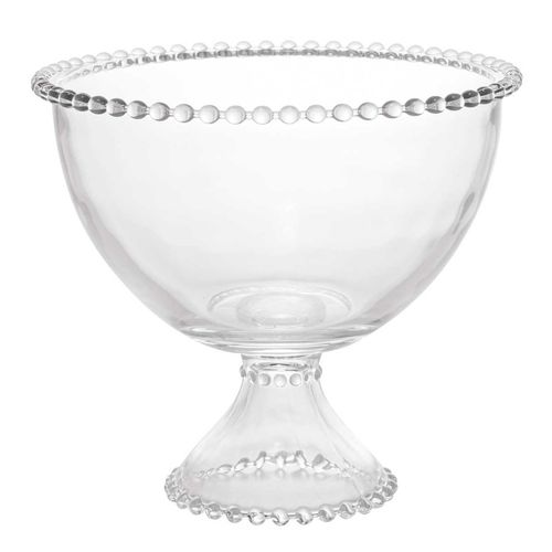Saladeira Pearl C/ Pé 21x19cm em Cristal Wolff
