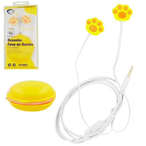 Fone de Ouvido Patinha C/ Microfone em Plástico Interponte