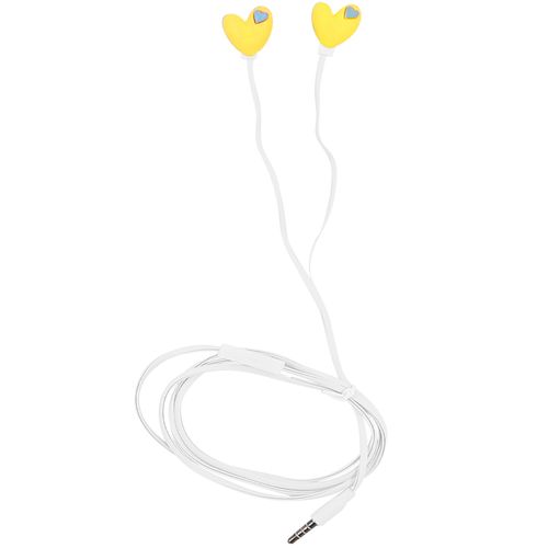 Fone de Ouvido Coração C/ Microfone em Plástico Interponte
