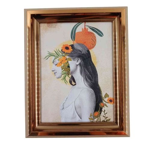 Porta Retrato Olímpia Decorativo 15x20cm em Plástico NewWay