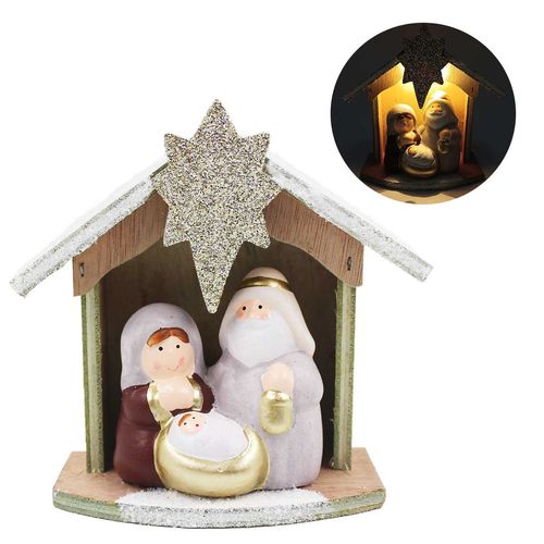 Sagrada Família Cartoon 15cm em Resina Fartex