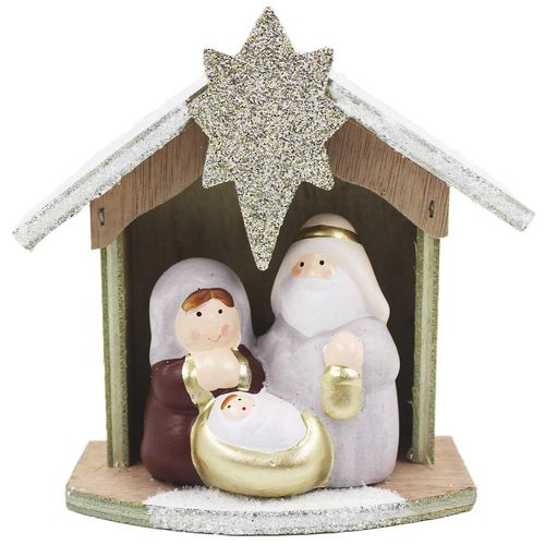 Sagrada Família Cartoon 15cm em Resina Fartex