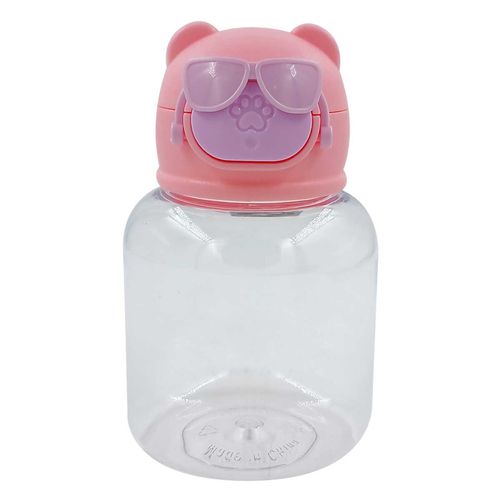 Garrafa infantil C/ Canudo 600ml em Plástico Koya