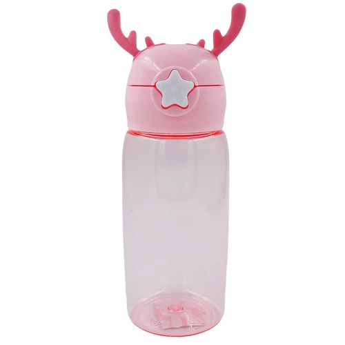 Garrafa Infantil C/ Canudo 520ml em Plástico Koya