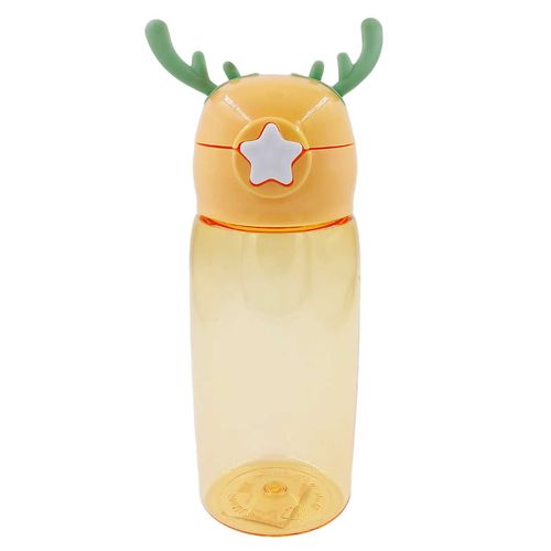 Garrafa Infantil C/ Canudo 520ml em Plástico Koya