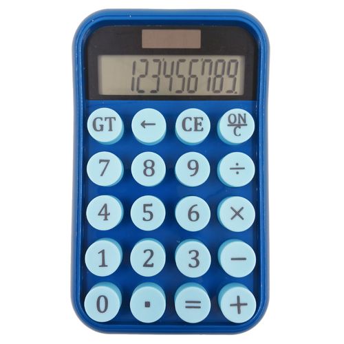 Calculadora 10 Dígitos 16x9,5cm em Plástico Lila Cosméticos