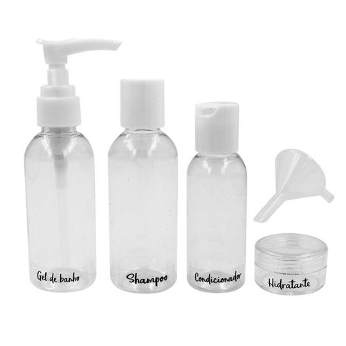 Kit Viagem 4 Peças em Plástico Moment