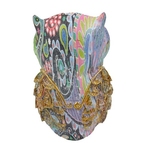Coruja Decorativa 9x6,5cm em Resina Youbai
