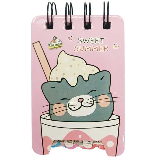 Bloco de Anotação Gato 9,3cm em Papel Livon