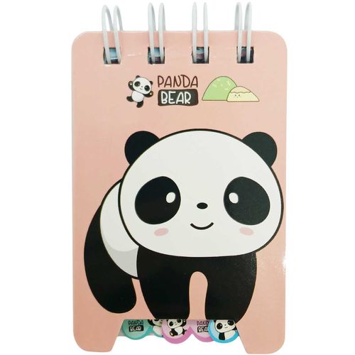 Bloco de Anotação Panda 9,3cm em Papel Livon