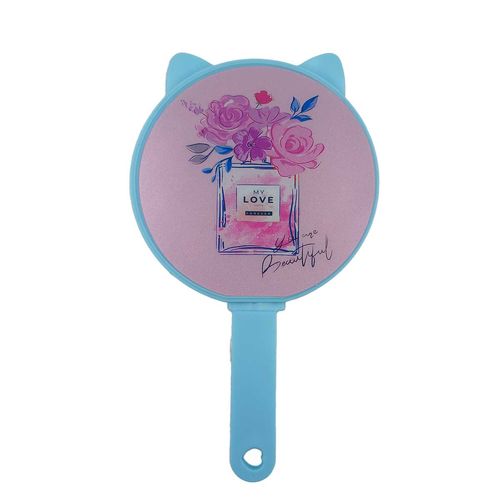 Espelho de Mesa C/ Pente 10,3cm em Plástico Interponte